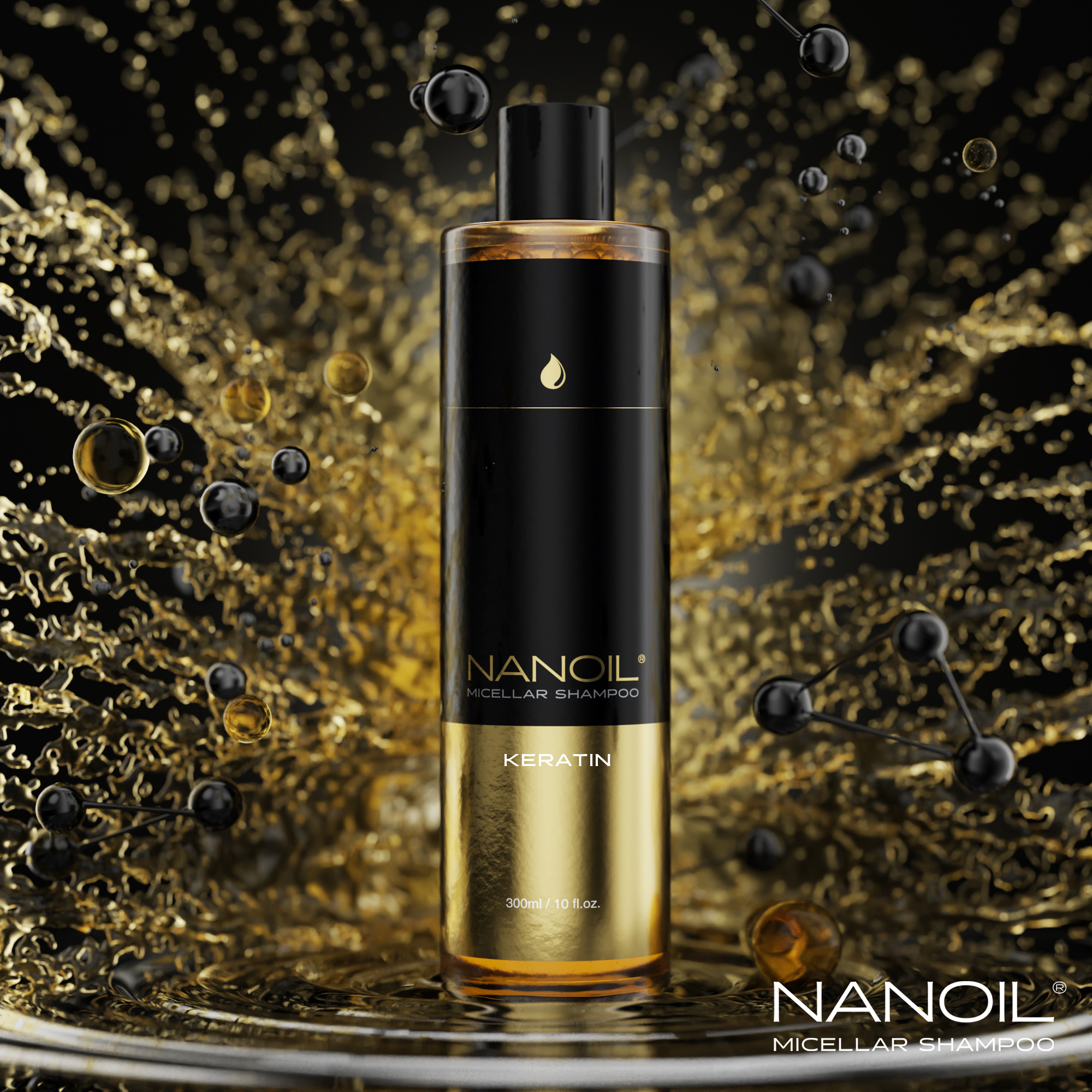 shampoing micellaire keratine Nanoil